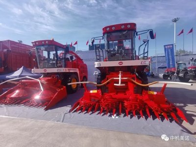 中機美諾攜9335、9360高效智能型青貯產品亮相2022新疆農博會，引領畜牧飼料機械化新篇章